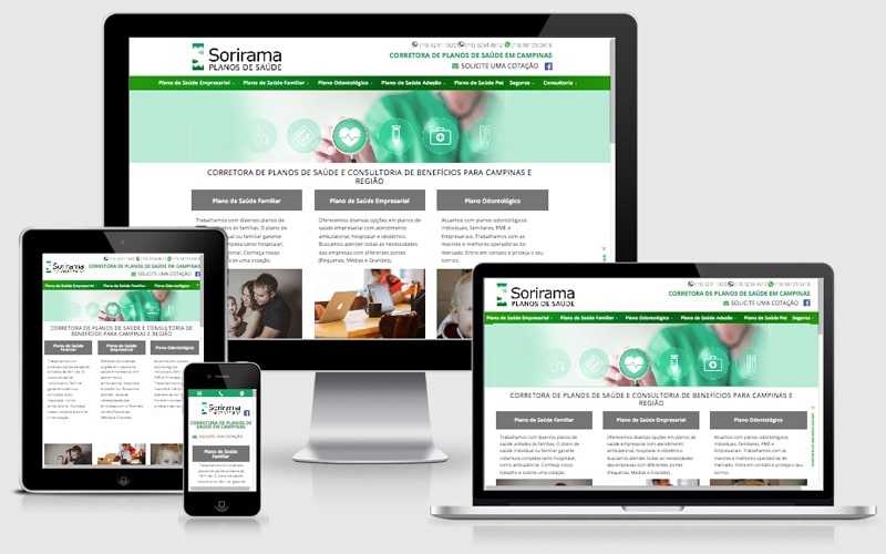 A Sorirama é uma empresa que oferece consultoria de planos de saúde. A empresa Agenzzia-DinamicSite desenvolveu um site institucional com índice PageSpeed de 100% para o alcance de seu público-alvo.